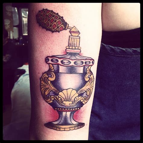 old perfume bottle tattoos.